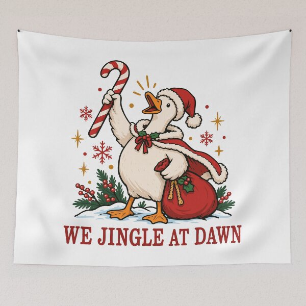 Item preview, We Jingle At Dawn Funny Goose Christmas designed and sold by roni-harbor.