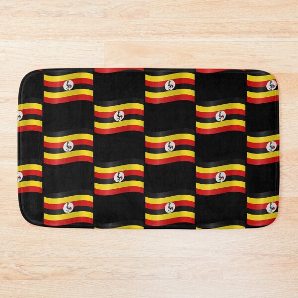 Item preview, Ugandan Waving Flag Uganda Pride Design designed and sold by YAZ.