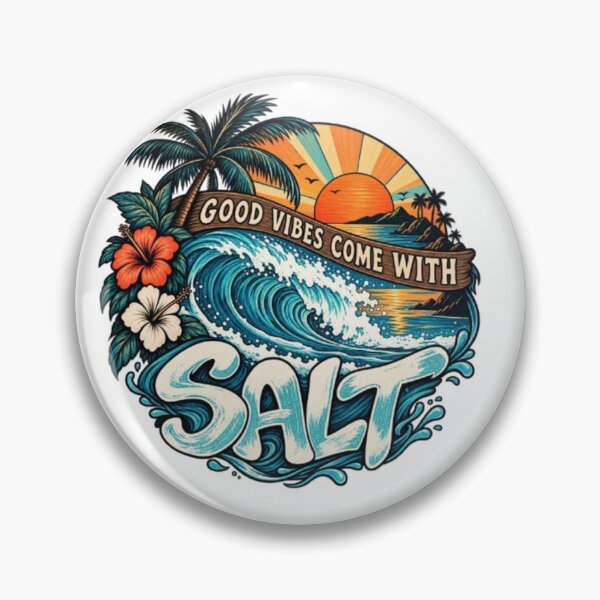 Item preview, Good Vibes Come With Salt designed and sold by TATOXIDE.
