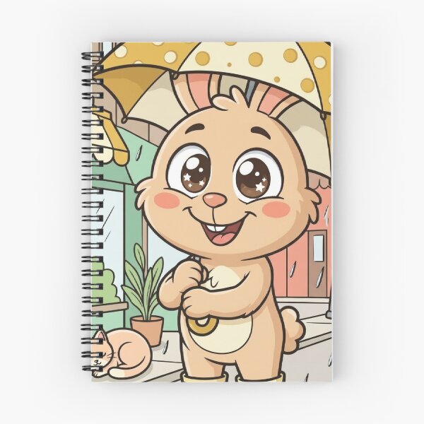 Item preview, Rainy Day Bunny Adventure | Cute Storybook Rainy Season Illustration designed and sold by hepopatterns.