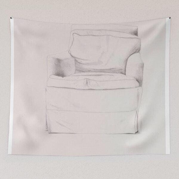 Item preview, David Hockney -  Chair,  The Colony, Malibu - Signed Print by David Hockney undefinedr designed and sold by LILLIANSTRANGEy.