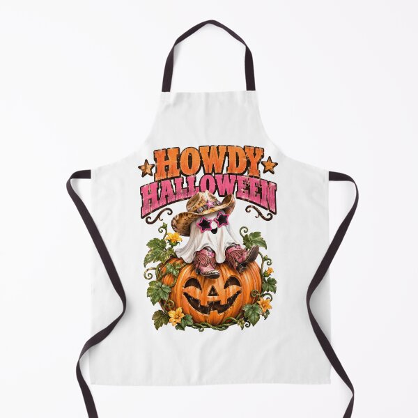 Item preview, Howdy Halloween Cowgirl Ghost Pumpkin designed and sold by Sovereign Supply Co..
