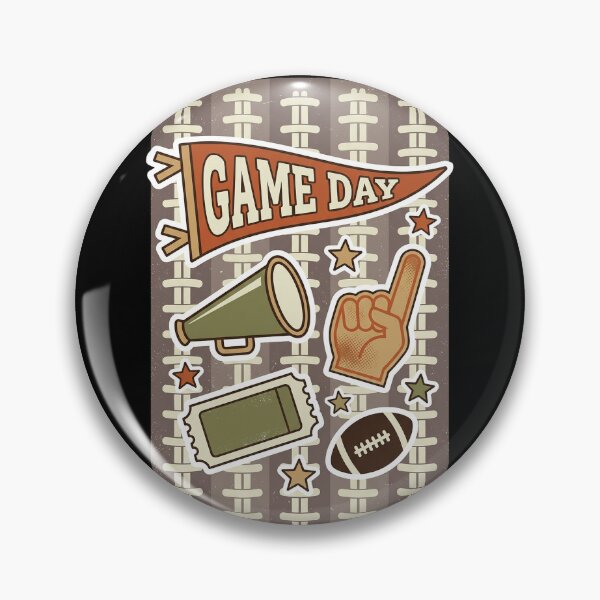 Item preview, Football Game Day Vintage Retro Sports Fan designed and sold by marry treasures.