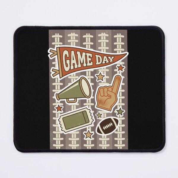 Item preview, Football Game Day Vintage Retro Sports Fan designed and sold by marry treasures.