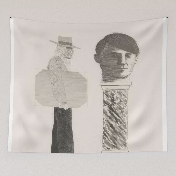 Item preview, David Hockney -  The Student - Signed Print by David Hockney undefinedr designed and sold by LILLIANSTRANGEy.