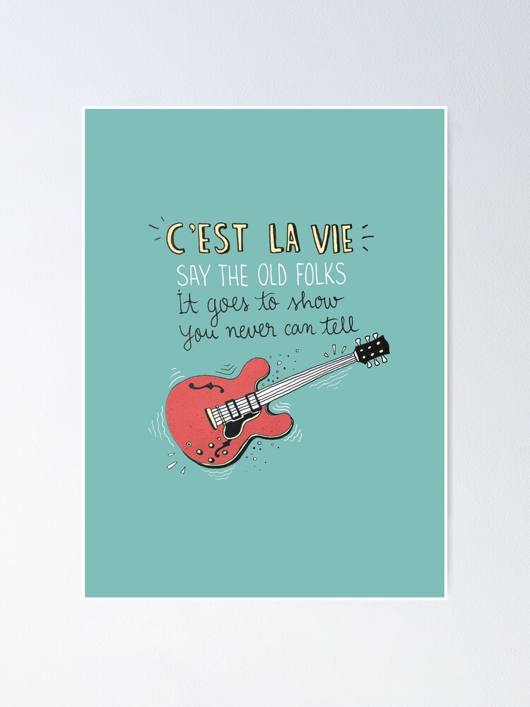 Alternate view of Chuck Berry Tribute Illustration Poster