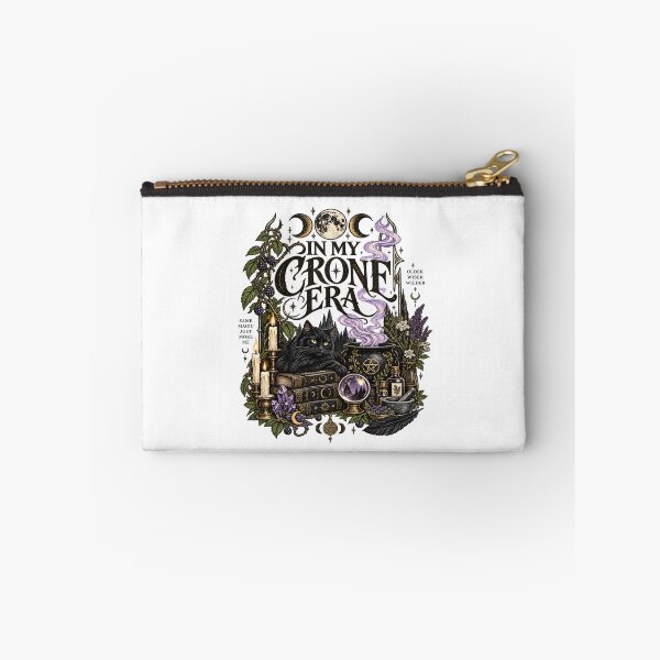 Item preview, Crone Era Older Wiser Wilder Witchy Woman Gothic Black Cat Moon Magic Dark Cottagecore designed and sold by CatiaStudioArt.