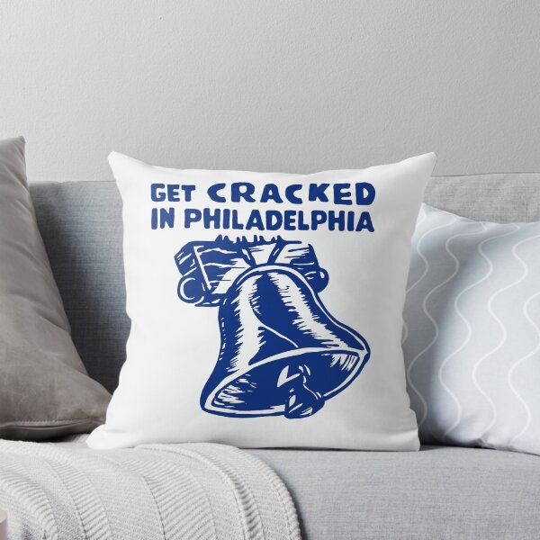 Item preview, Get Cracked In Philadelphia Liberty Bell Blue Outline City Pride Fan Apparel designed and sold by Sendowart.