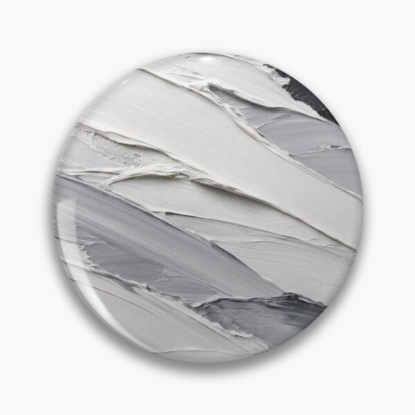 Item preview, Black and White Textured Abstract Impasto Palette Knife Painting designed and sold by ShieldRockPrints.
