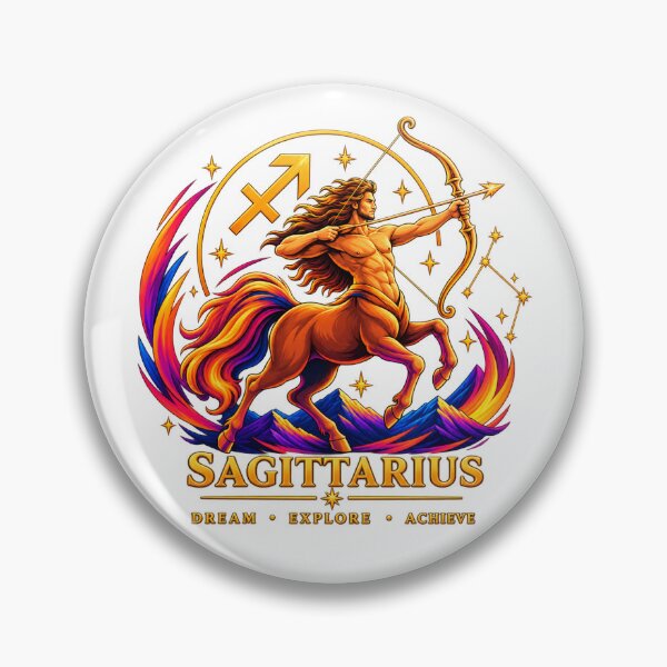 Item preview, Sagittarius Zodiac Archer – Dream Explore Achieve designed and sold by Grandtshirt | Creative Print Designs.