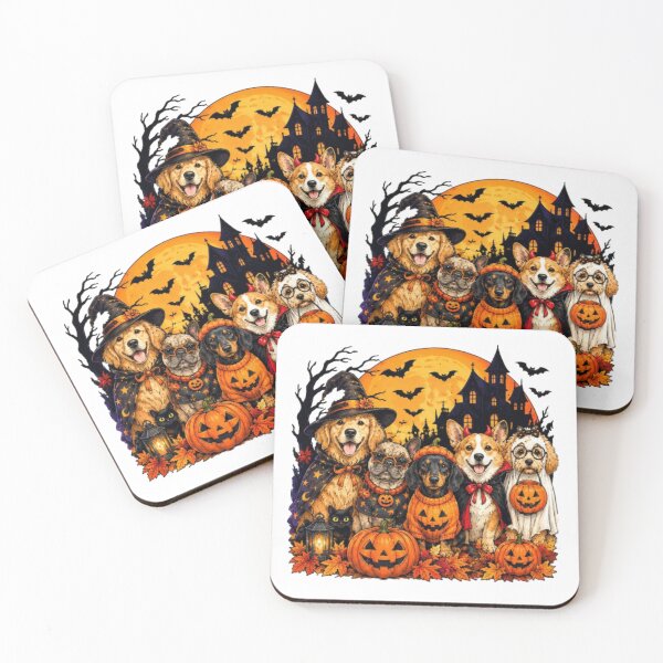 Item preview, Spooky Halloween dogs  designed and sold by JonysCreativeDesigns.