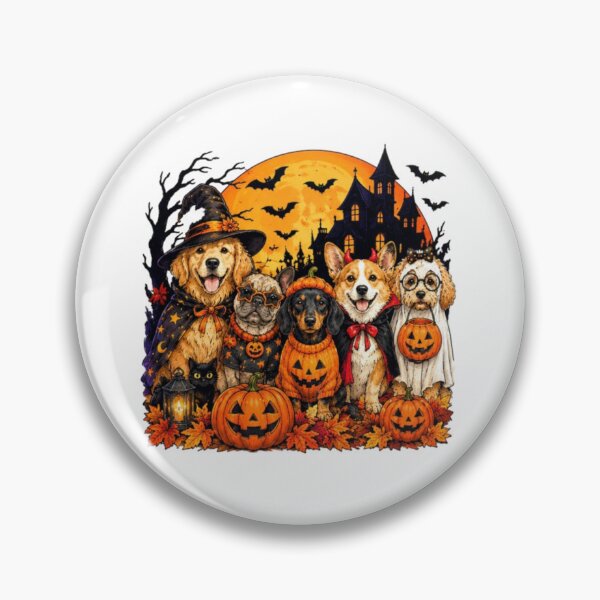 Item preview, Spooky Halloween dogs  designed and sold by JonysCreativeDesigns.