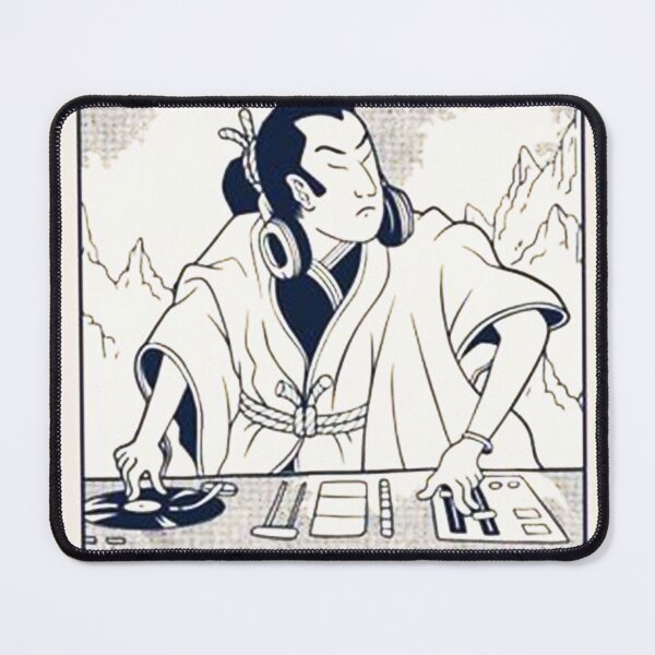 Item preview, Music Samurai – Japanese DJ Warrior designed and sold by chiwuls.