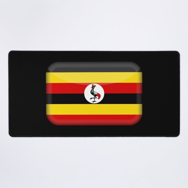 Item preview, Ugandan 3D Flag Uganda Pride Design designed and sold by yazdogs.