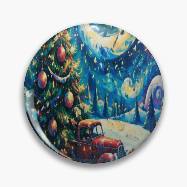 Item preview, Whimsical Christmas Tree under the Night Sky designed and sold by CyndiEpps.