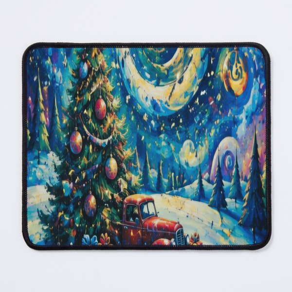 Item preview, Whimsical Christmas Tree under the Night Sky designed and sold by CyndiEpps.