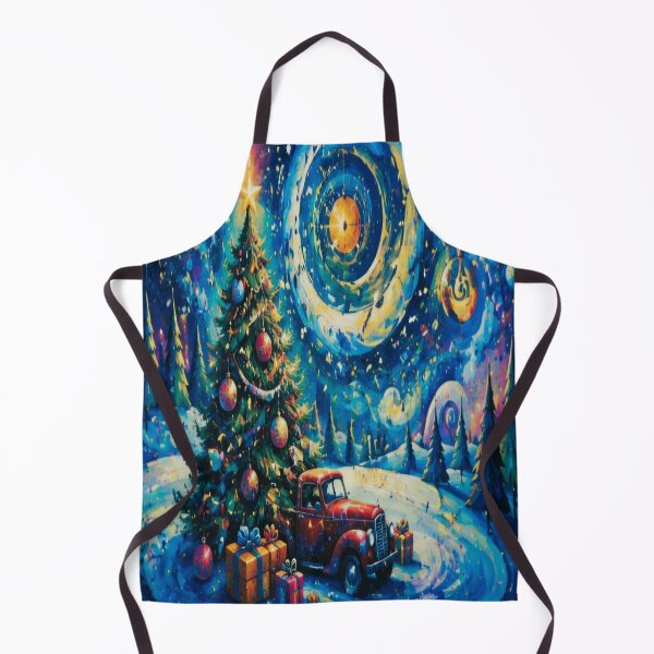 Item preview, Whimsical Christmas Tree under the Night Sky designed and sold by CyndiEpps.