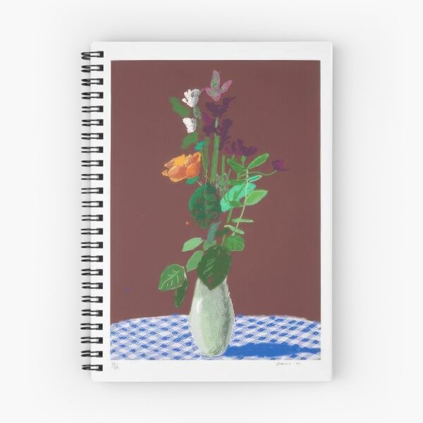 Item preview, David Hockney -  th March , More Flowers On A Table - Signed Print by David Hockney undefinedr designed and sold by LILLIANSTRANGEy.