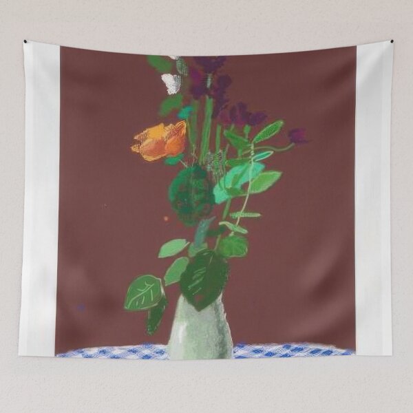 Item preview, David Hockney -  th March , More Flowers On A Table - Signed Print by David Hockney undefinedr designed and sold by LILLIANSTRANGEy.
