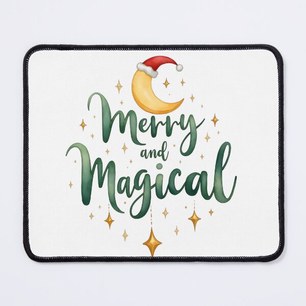 Item preview, Merry and Magical Christmas Moon designed and sold by Connys Colorful World.
