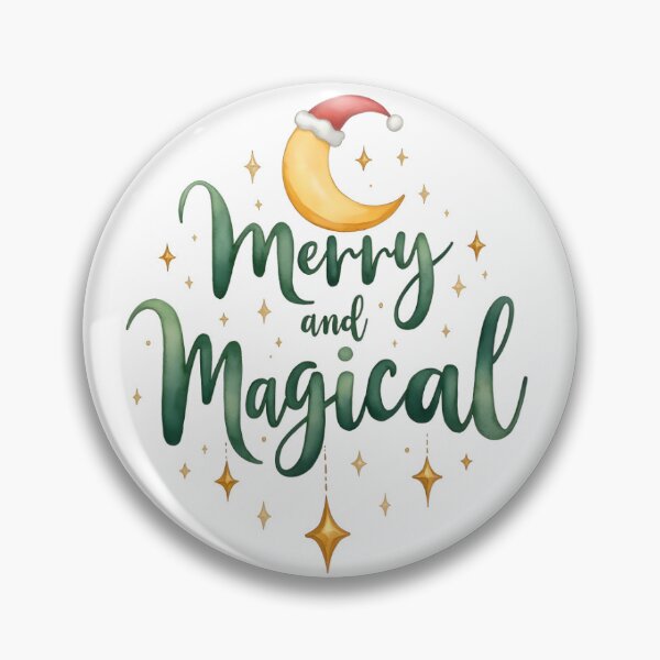 Item preview, Merry and Magical Christmas Moon designed and sold by Connys Colorful World.