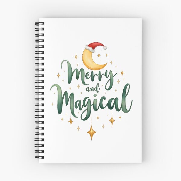 Item preview, Merry and Magical Christmas Moon designed and sold by Connys Colorful World.