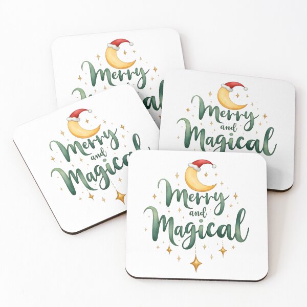 Item preview, Merry and Magical Christmas Moon designed and sold by Connys Colorful World.