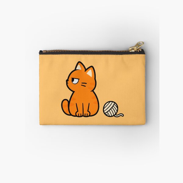 Item preview, Curious Orange Cat designed and sold by MewMade.