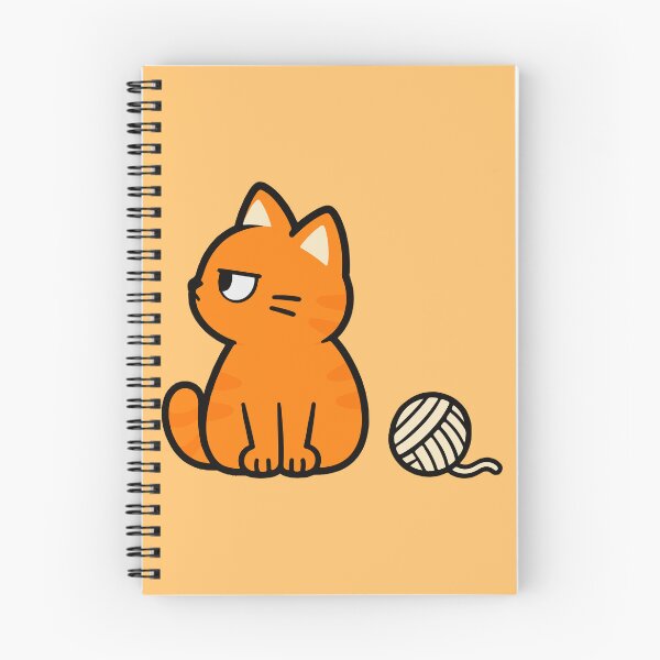 Item preview, Curious Orange Cat designed and sold by MewMade.