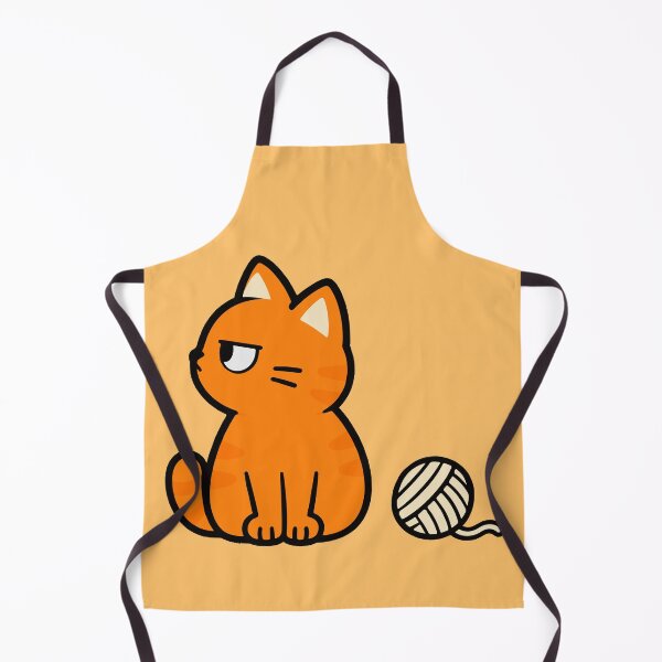 Item preview, Curious Orange Cat designed and sold by MewMade.