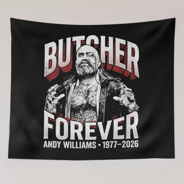 Item preview, Butcher-Forever-Andy-Williams designed and sold by CalistaLueilwit.