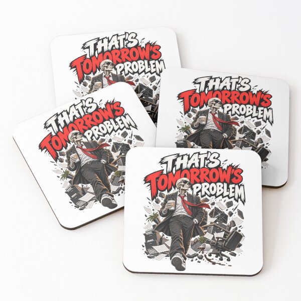 Item preview, That's Tomorrow's Problem Skeleton designed and sold by ArtikaCreative.