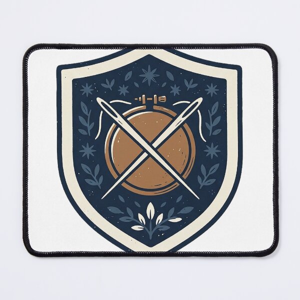Item preview, Needles And Hoop Crest designed and sold by eduardoroa22.