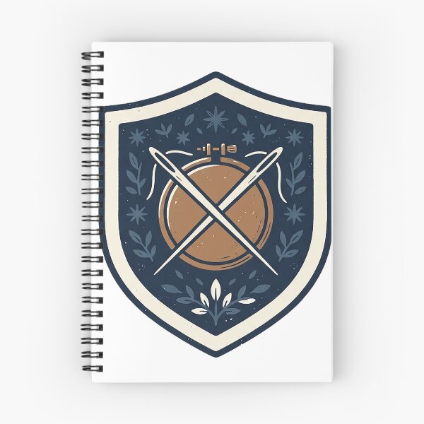 Item preview, Needles And Hoop Crest designed and sold by eduardoroa22.
