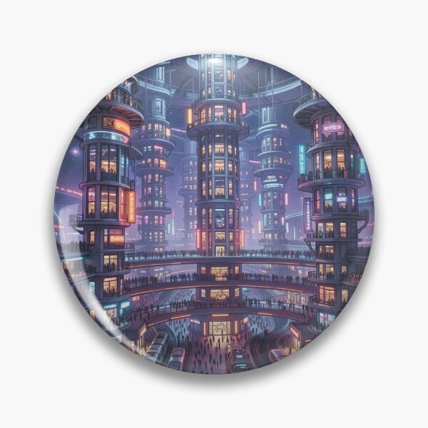 Item preview, Futuristic city designed and sold by MagelliShop.