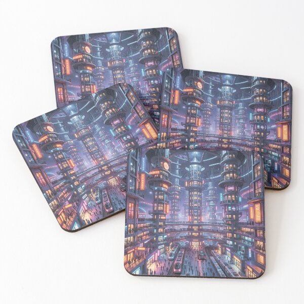 Item preview, Futuristic city designed and sold by MagelliShop.