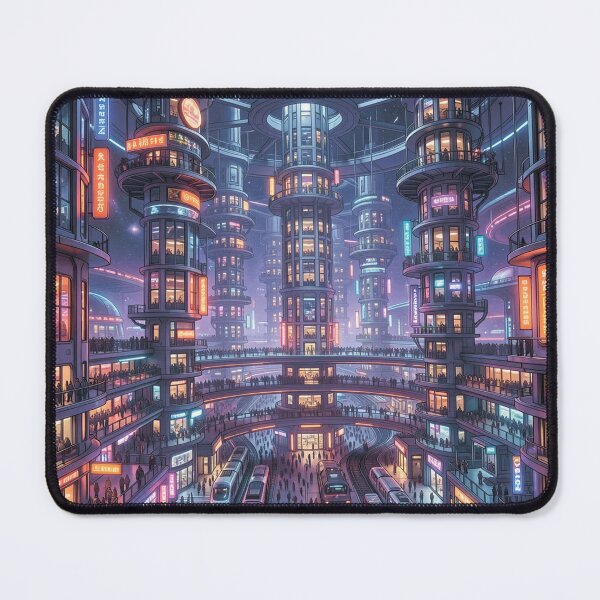 Item preview, Futuristic city designed and sold by MagelliShop.