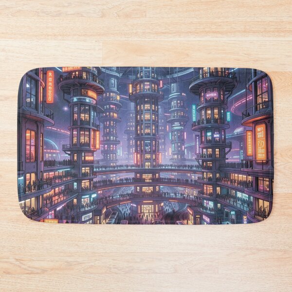 Item preview, Futuristic city designed and sold by MagelliShop.