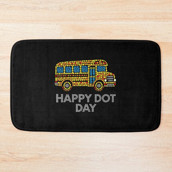 Item preview, Happy Dot Day Colorful Polka Dot School Bus Toddler Boys Kids designed and sold by DemureArtsy.