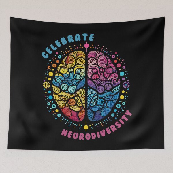 Item preview, Celebrate Neurodiversity Embrace Unique Minds Artwork designed and sold by treibhilyarb.