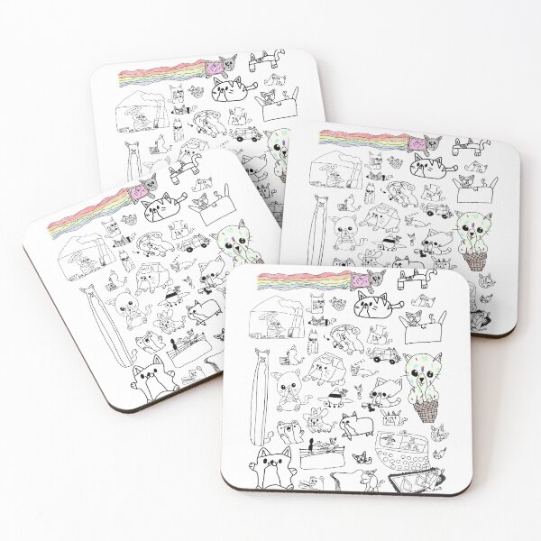 Item preview, ALL the Cats designed and sold by SpaceGardenArt.