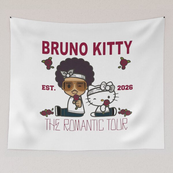Item preview, Bruno Kitty The Romantic Tour Vintage Music Parody designed and sold by CalistaLueilwit.