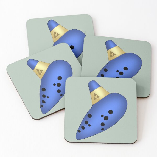 Item preview, Blue Ceramic Ocarina Minimalist Art Instrument Design designed and sold by Fan Art Station .