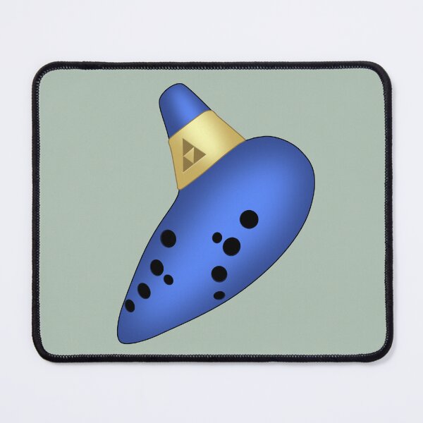 Item preview, Blue Ceramic Ocarina Minimalist Art Instrument Design designed and sold by Fan Art Station .