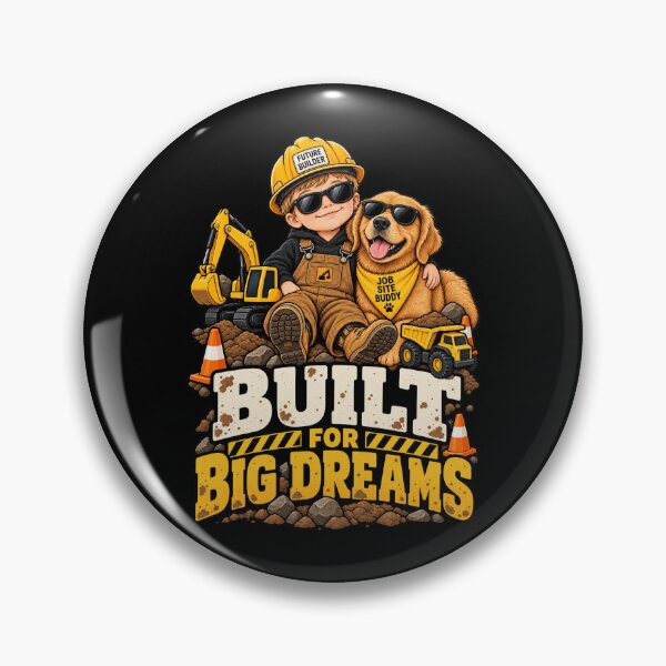 Item preview, Built For Big Dreams Future Builder Construction Kid designed and sold by Ridaelb.