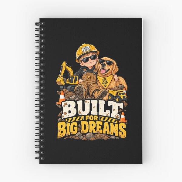 Item preview, Built For Big Dreams Future Builder Construction Kid designed and sold by Ridaelb.