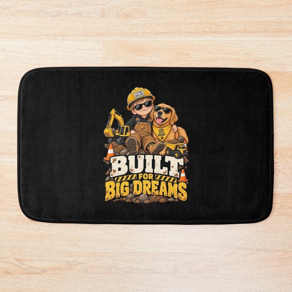 Item preview, Built For Big Dreams Future Builder Construction Kid designed and sold by Ridaelb.