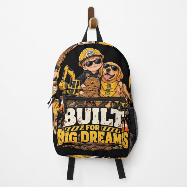 Item preview, Built For Big Dreams Future Builder Construction Kid designed and sold by Ridaelb.