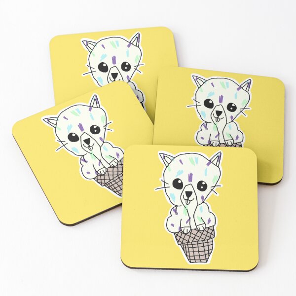 Item preview, Ice Cream Cat designed and sold by SpaceGardenArt.