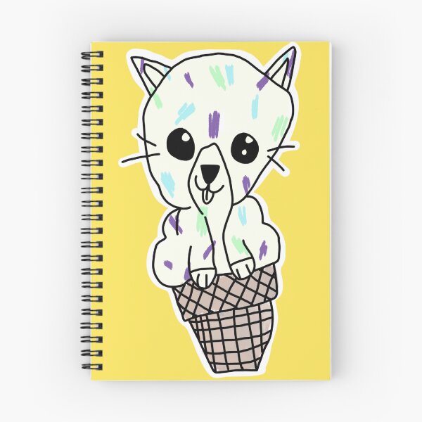 Item preview, Ice Cream Cat designed and sold by SpaceGardenArt.